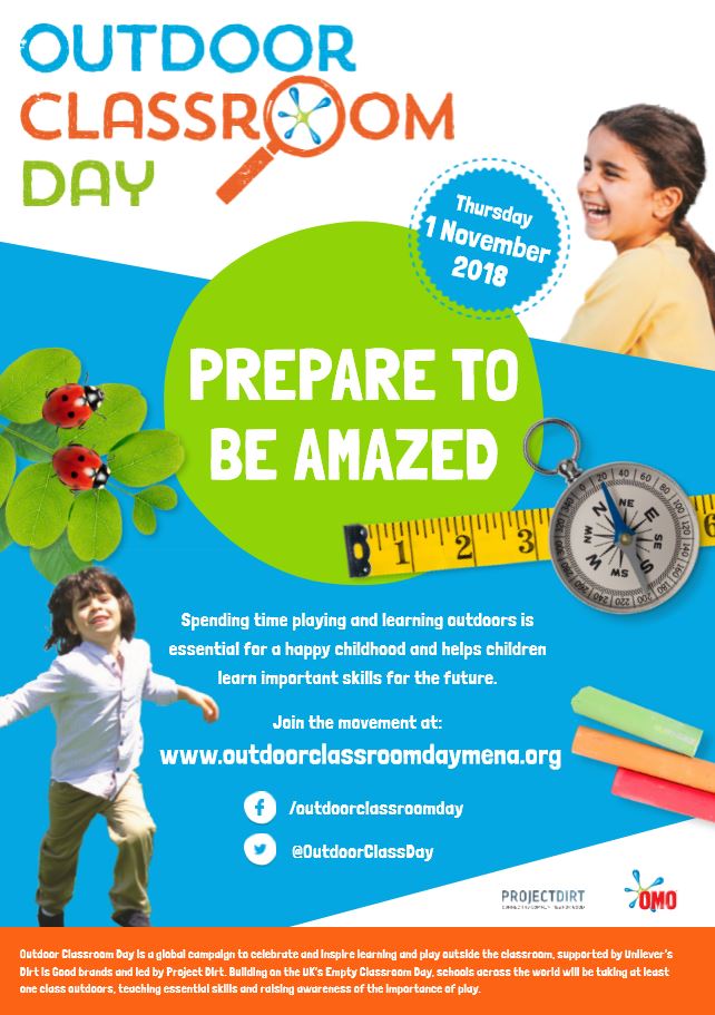 A4 Promotional Poster Outdoor Clroom Day Saudi Arabia Use This A4 Size Promotional Poster To Help Spread The Word About Outdoor Clroom Day And Make Sure As Many Children Possible Are Learning Playing